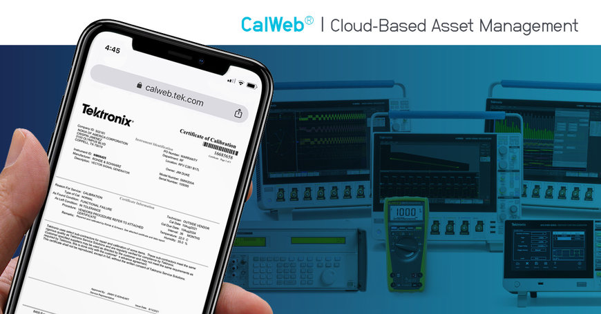 Tektronix präsentiert neue Funktionen in der CalWeb® Asset Management Software